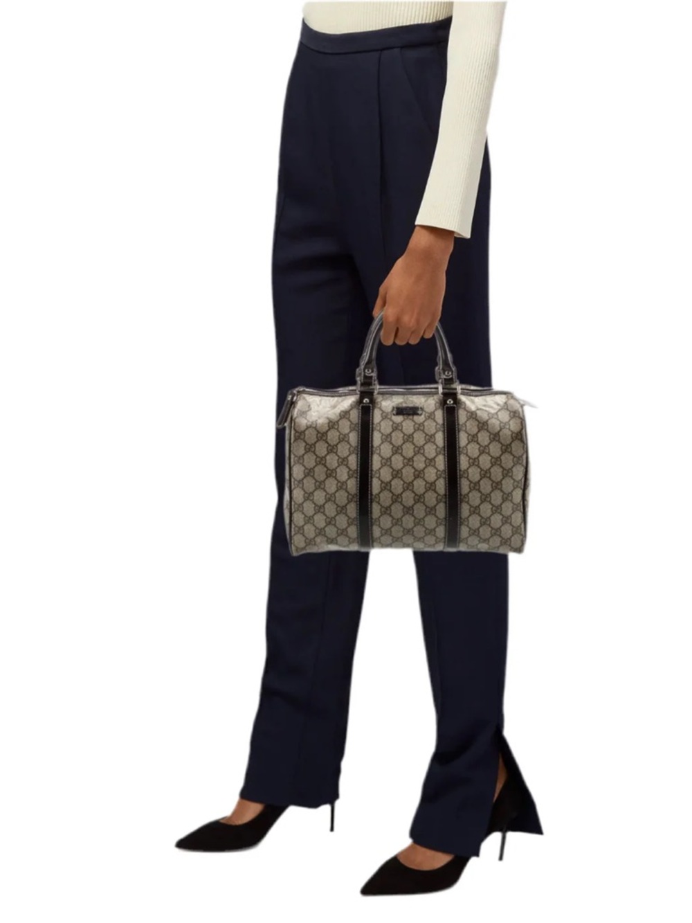 GUCCI GG SUPREME MEDIUM JOY BOSTON BAG - Picture 3 of 12